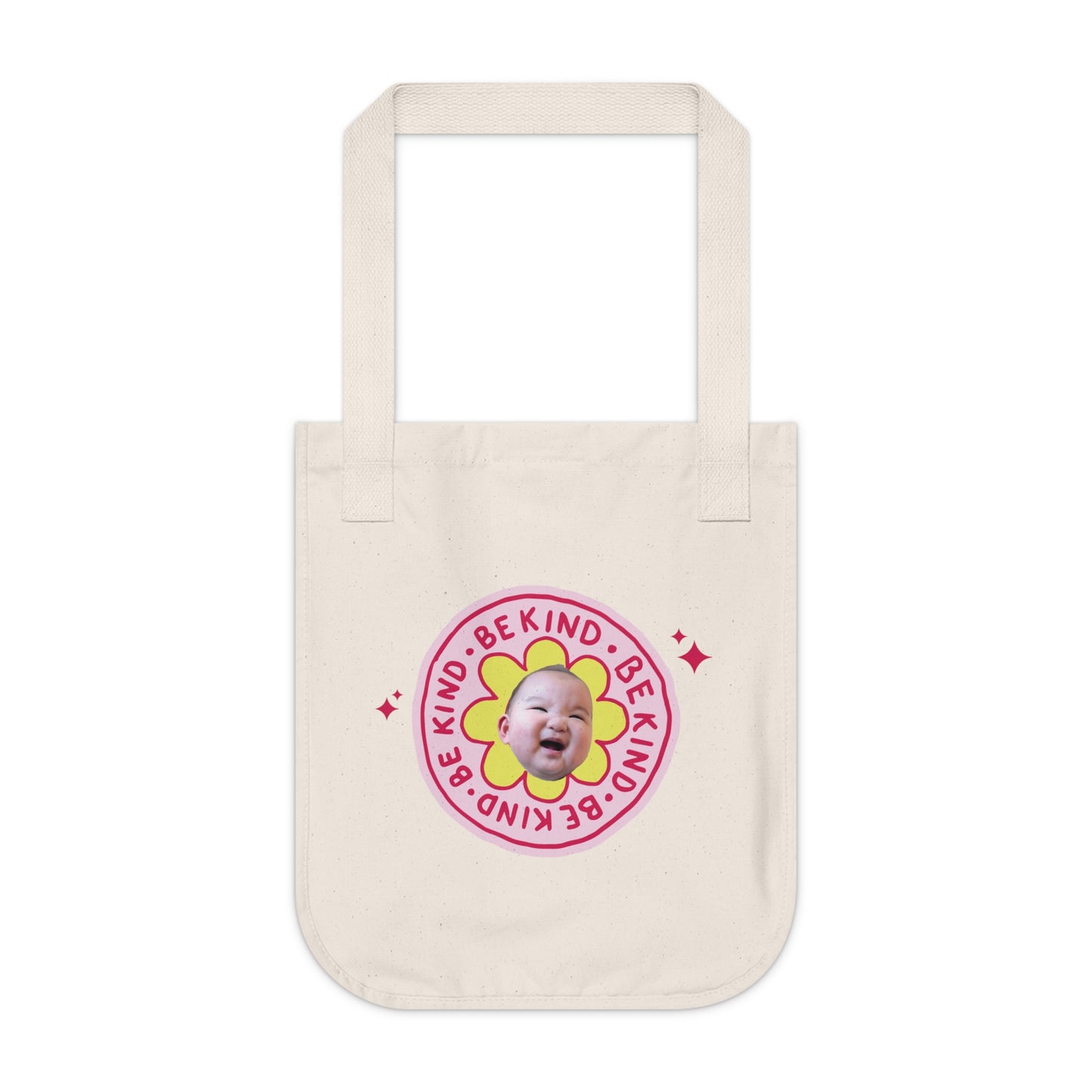 Mama Edition Personalized Canvas Tote Bag - Be Kind (100% Organic Cotton)